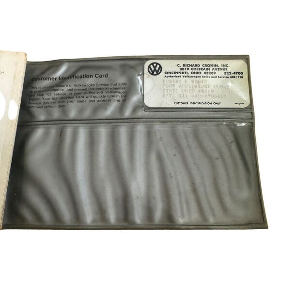1972 Volkswagen VW Beetle Bug Sedan Convertible Owners Maintenance Manual READ - Picture 2 of 15